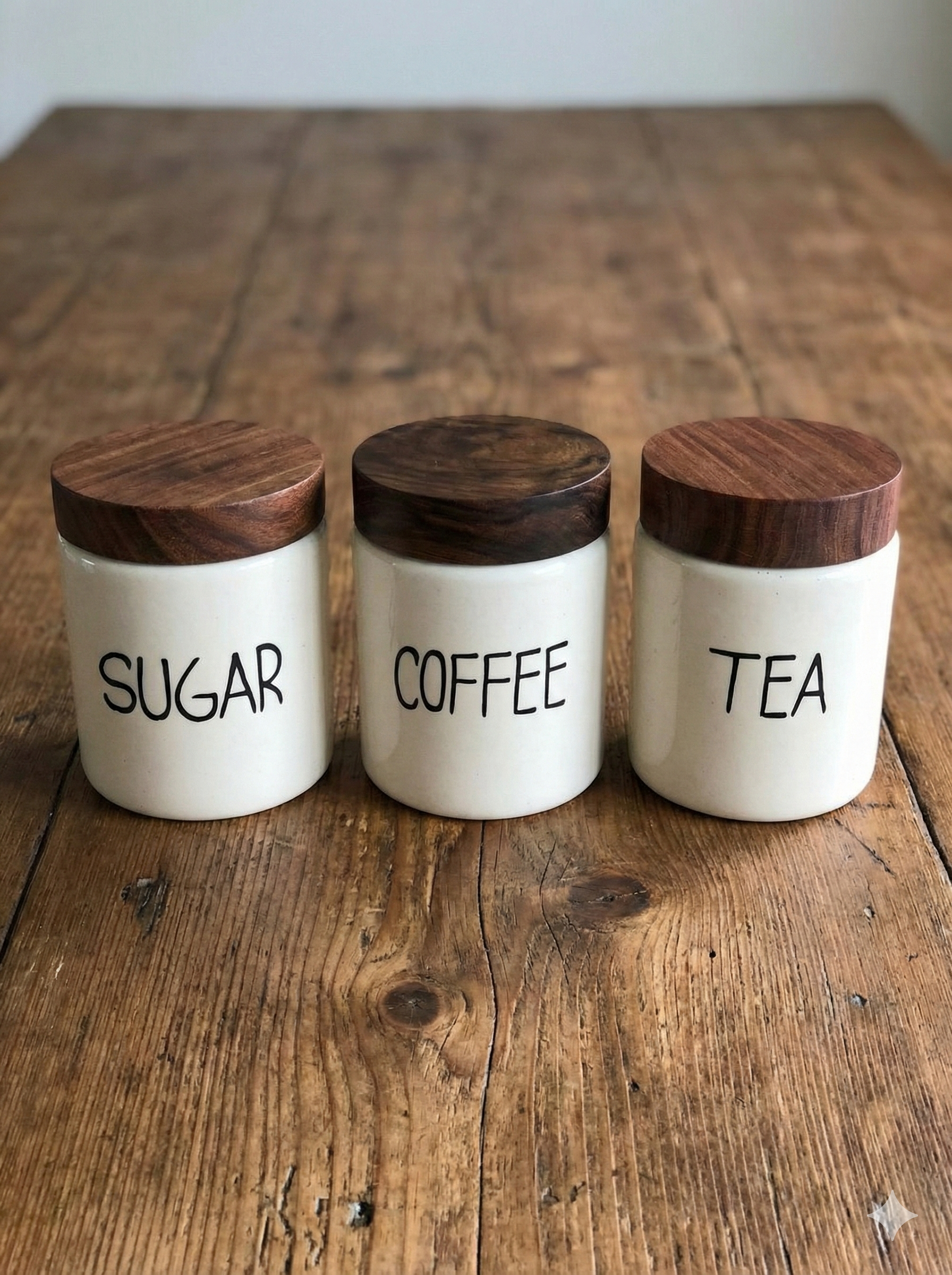 TEA COFFEE SUGAR JARS