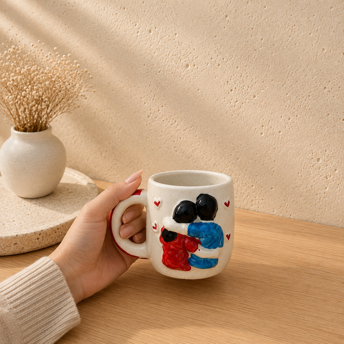 Hug in a Mug – Handmade 3D Hugging Gift for Loved Ones