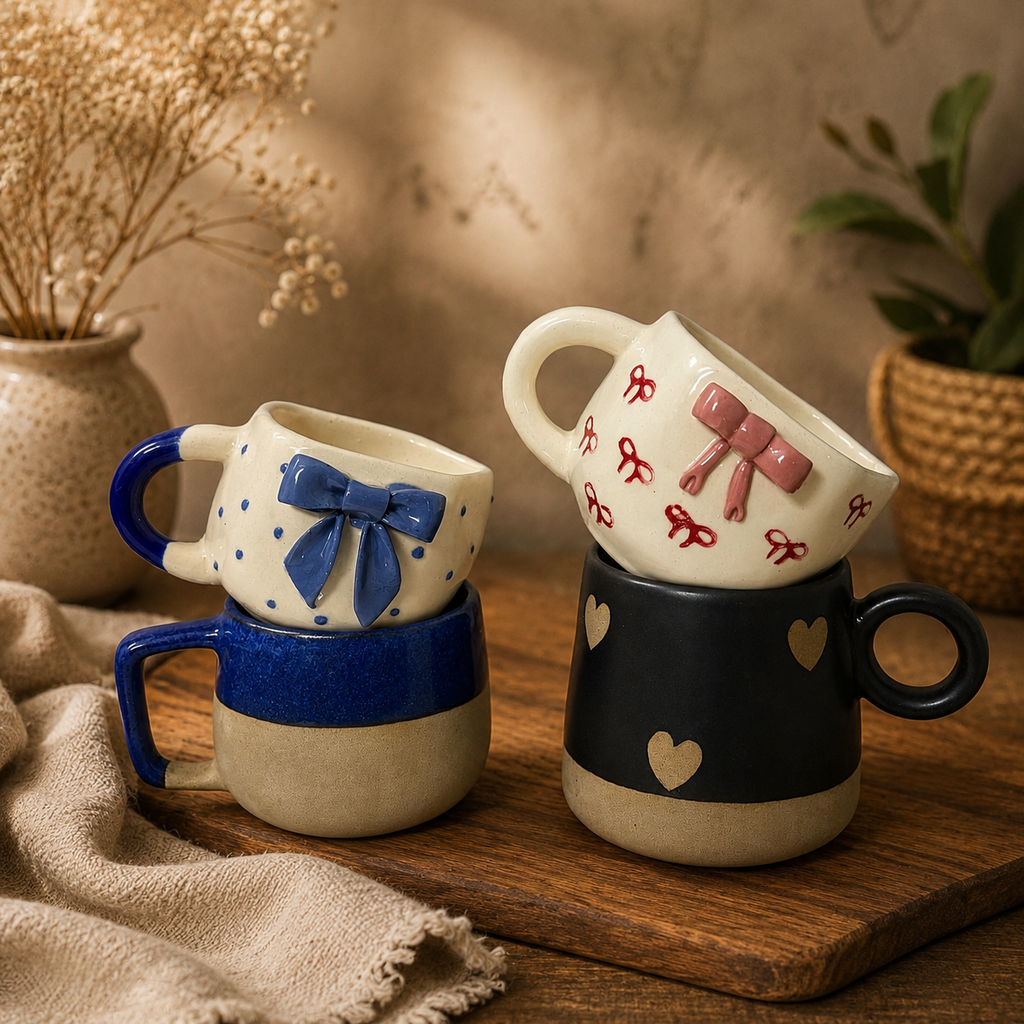 set of 4 |Mix & Match Mug Set