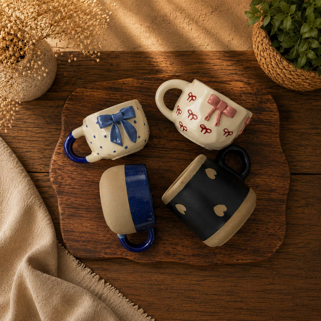 set of 4 |Mix & Match Mug Set
