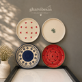 Set of 4 Handpainted Plate Collection