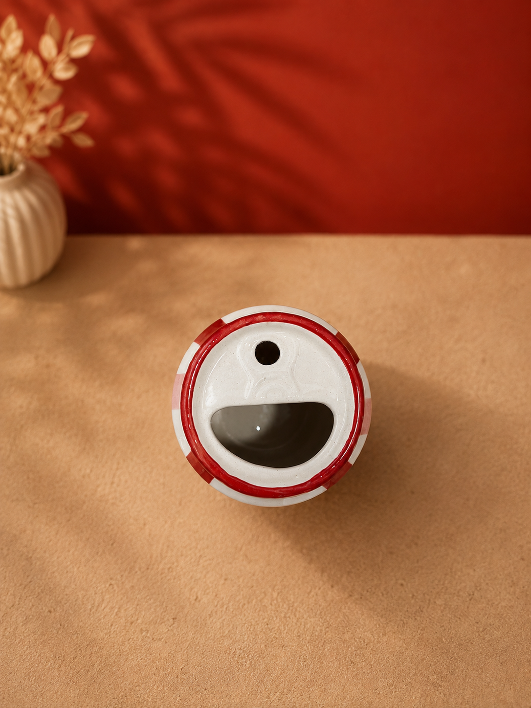 Ceramic Cola Can Cup with Straw – Retro Soda Can Tumbler