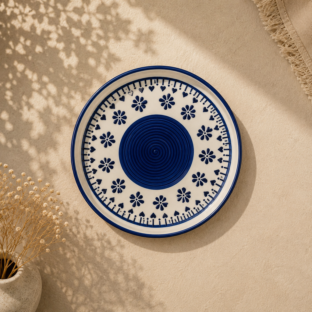 Set of 4 Handpainted Plate Collection