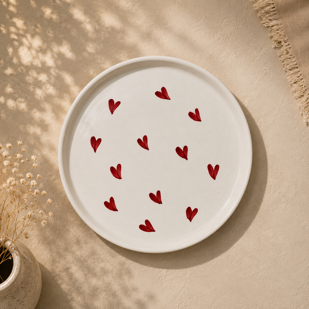 Set of 4 Handpainted Plate Collection