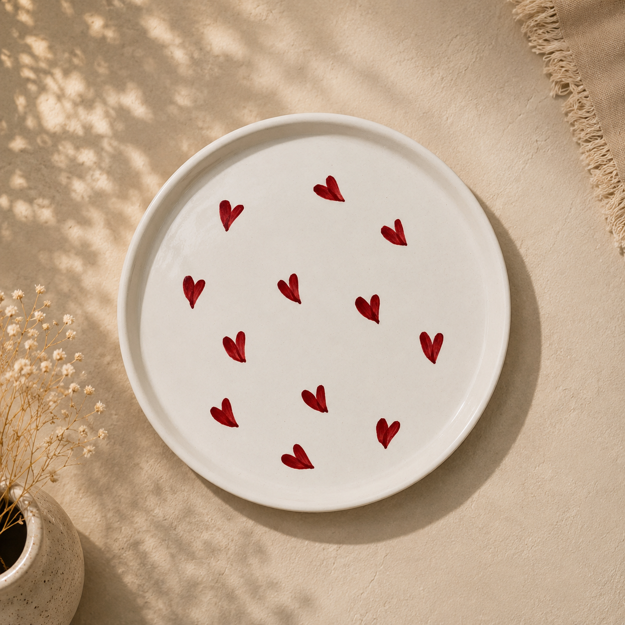 Set of 4 Handpainted Plate Collection