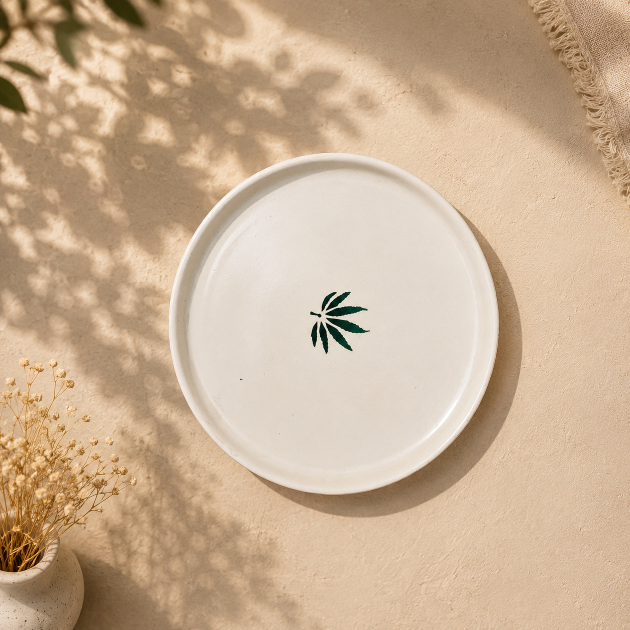 Set of 4 Handpainted Plate Collection