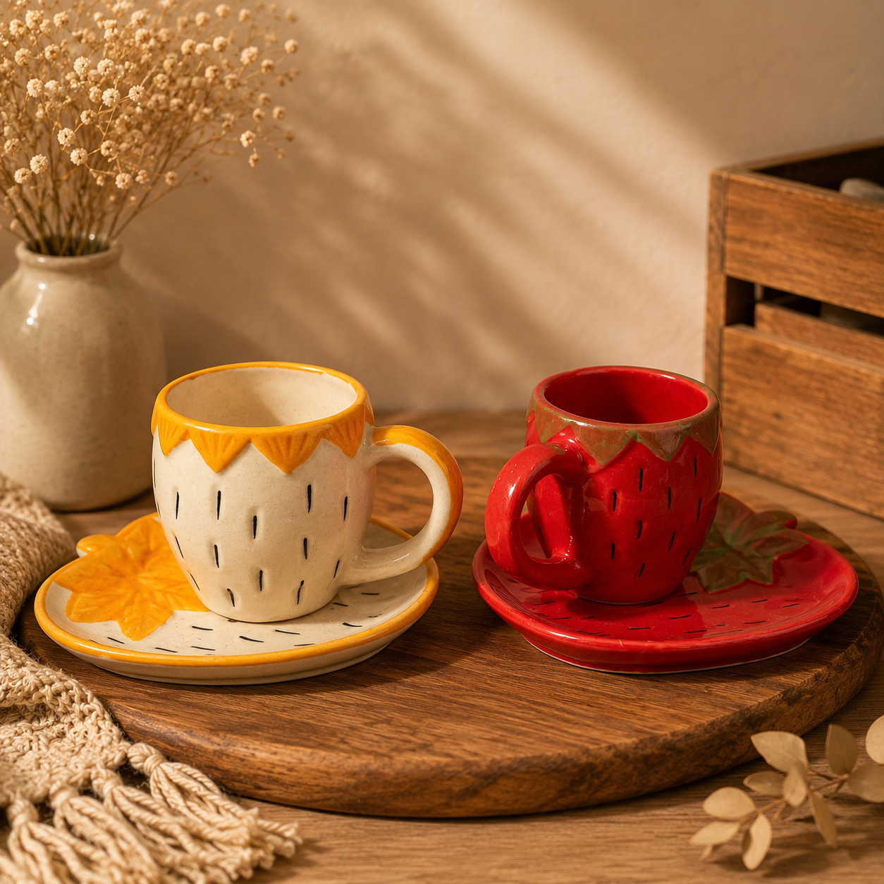 The "Berry Blast" Mug & Saucer Duo