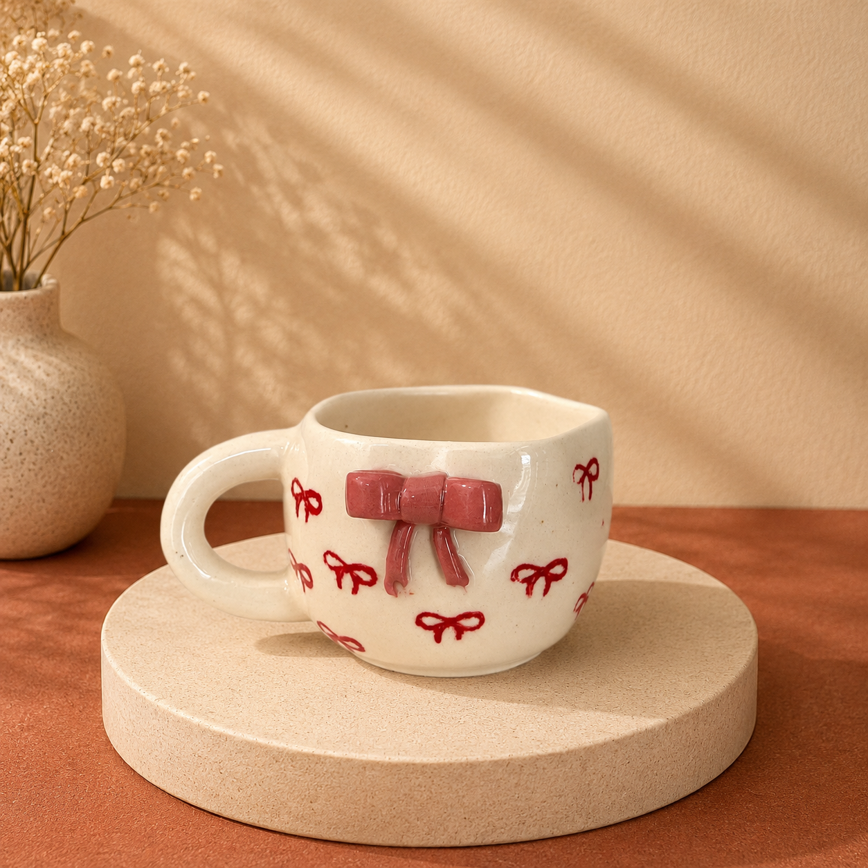 The "Coquette Dreams" Bow Mug