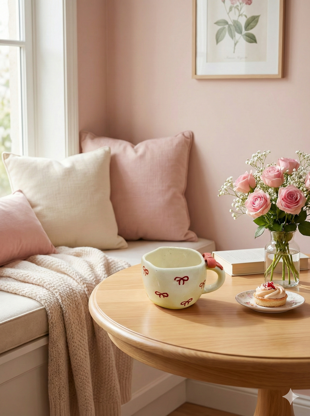 The "Coquette Dreams" Bow Mug