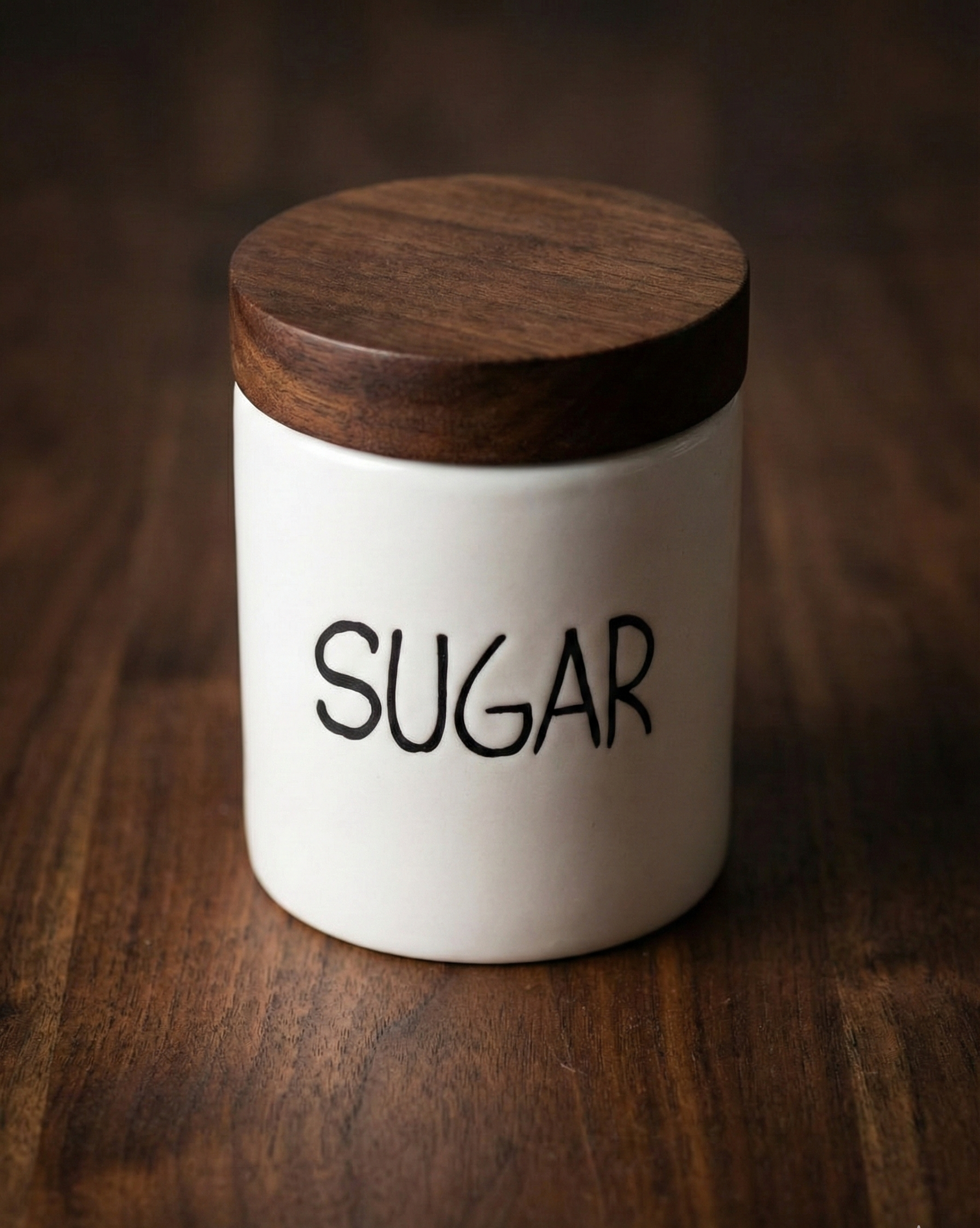 Ceramic Tea, Coffee & Sugar Jars Set