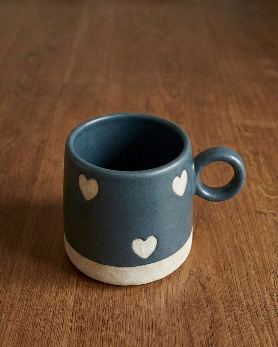 The "Midnight Hearts" Ring Mug
