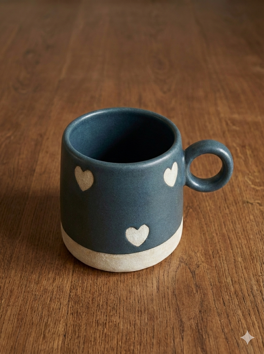 The "Midnight Hearts" Ring Mug