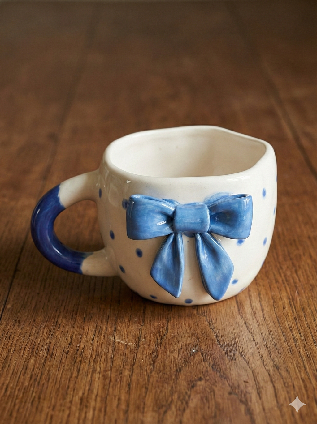 The "Blue Ribbon" Coquette Cup