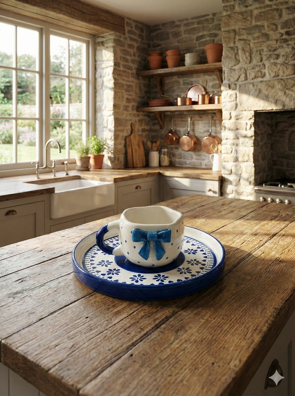 The "Bow & Bloom" Breakfast Set