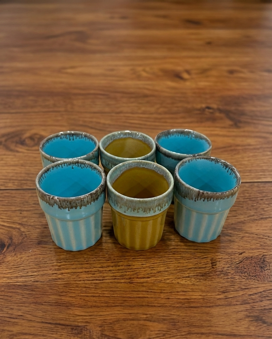 The "Cutting Chai" Server Set with Stand