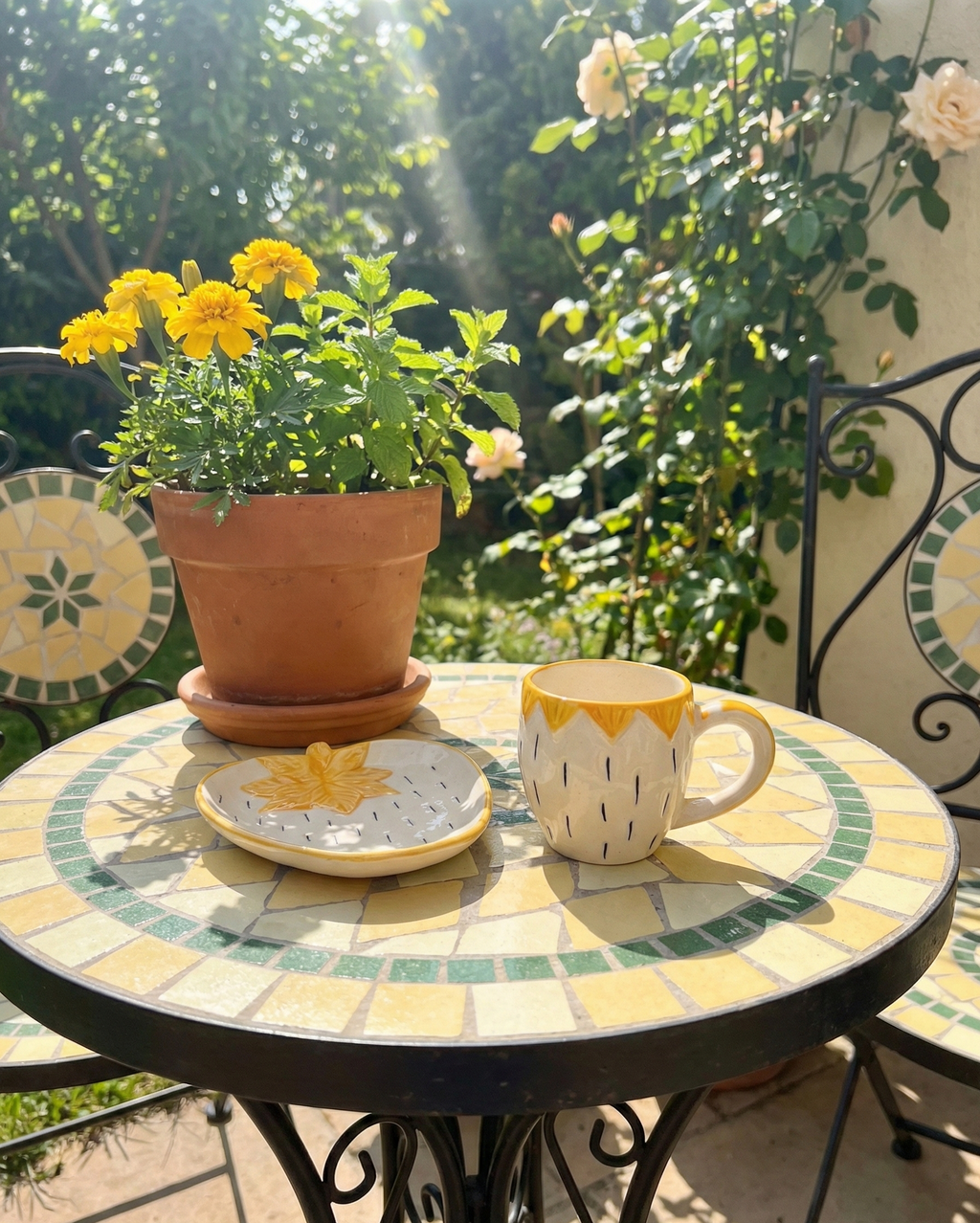 Sun-Kissed Strawberry Cup & Saucer