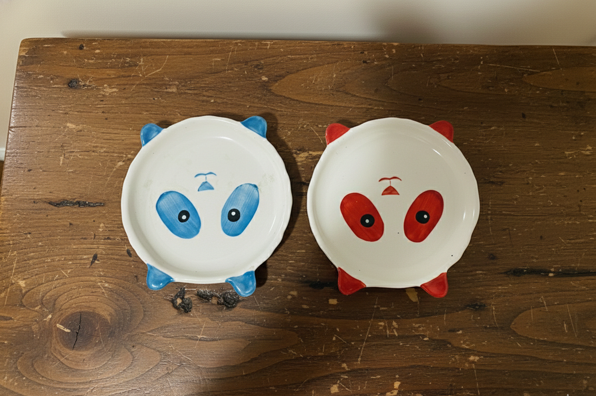 The "Grand Ribbon" Striped Mug Set (Set of 2)