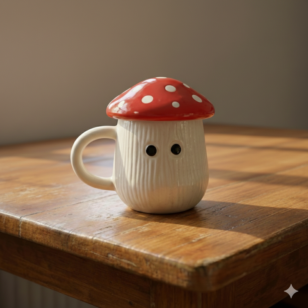 THE MUSHROOM COTTAGE MUG