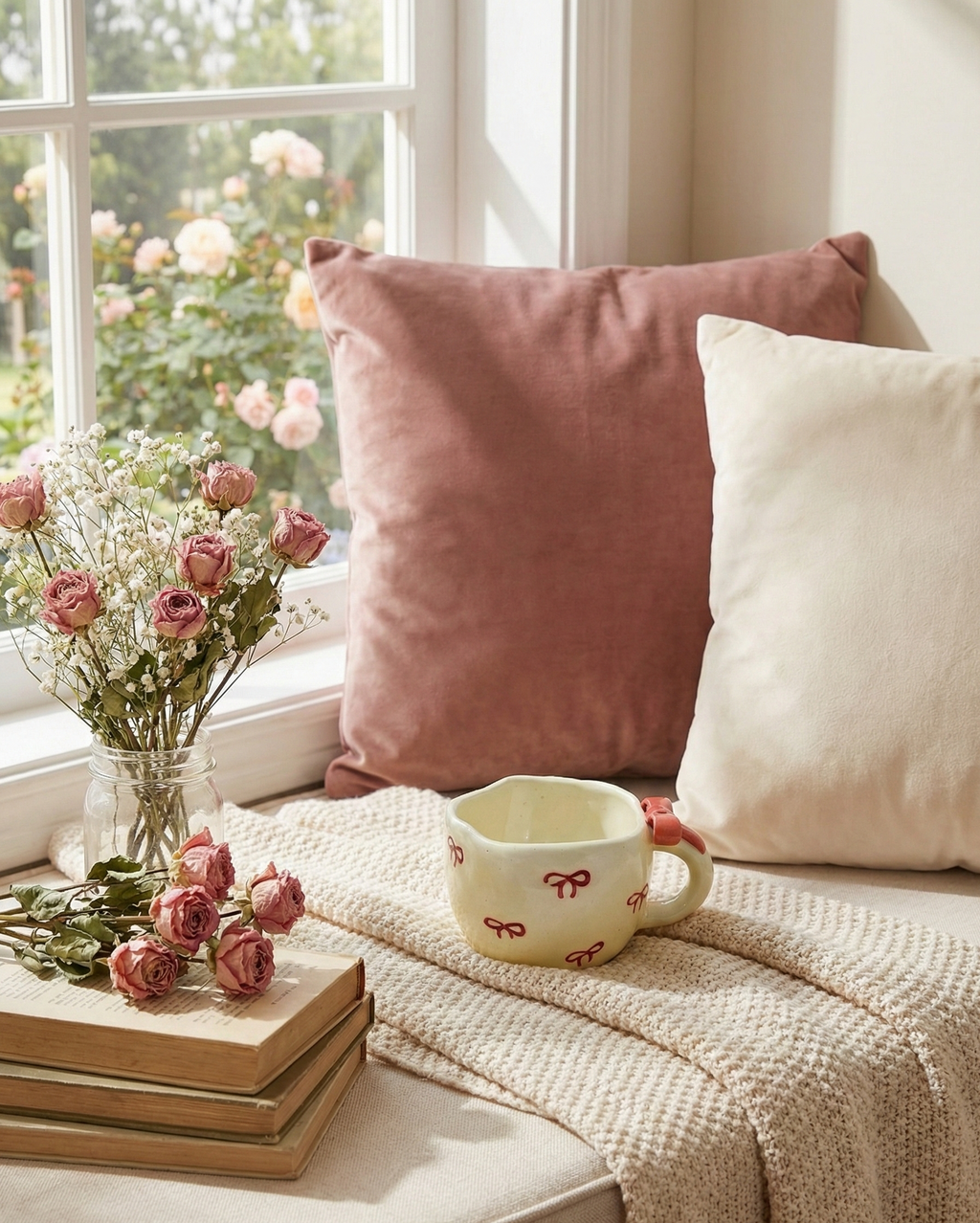 The "Coquette Dreams" Bow Mug