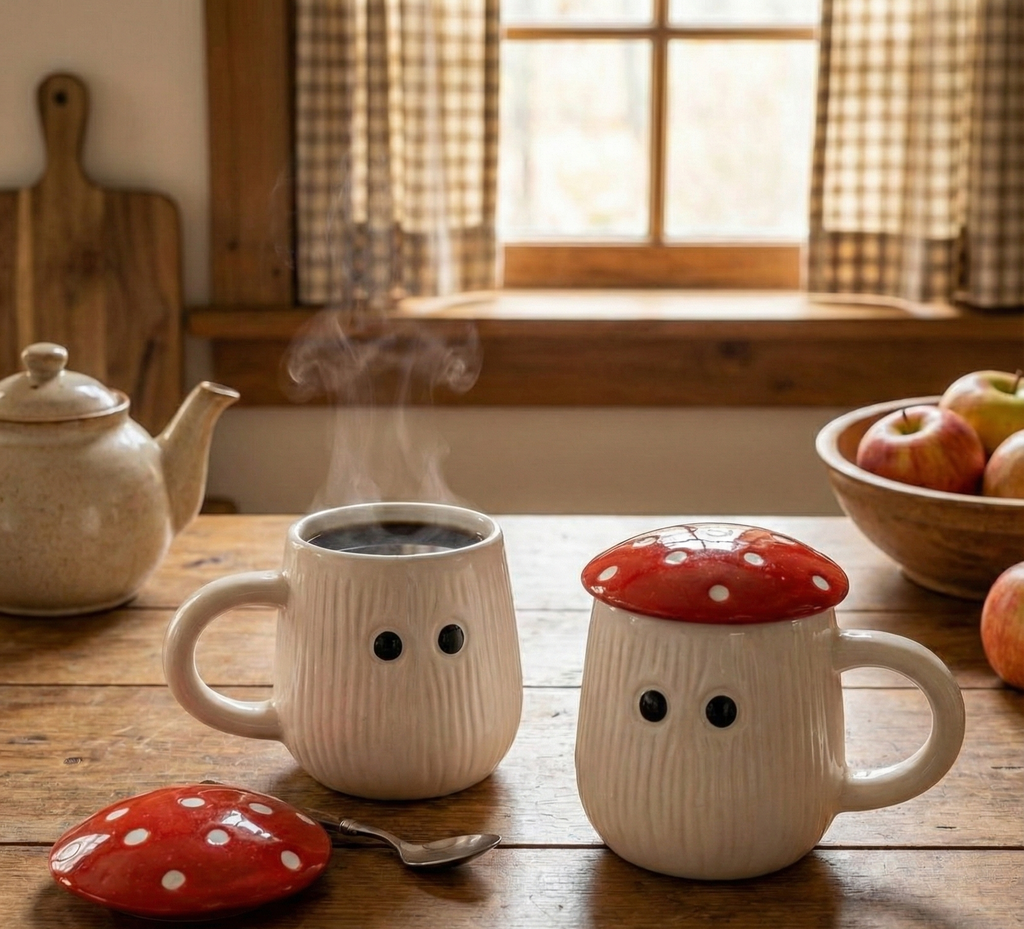 THE MUSHROOM COTTAGE MUG