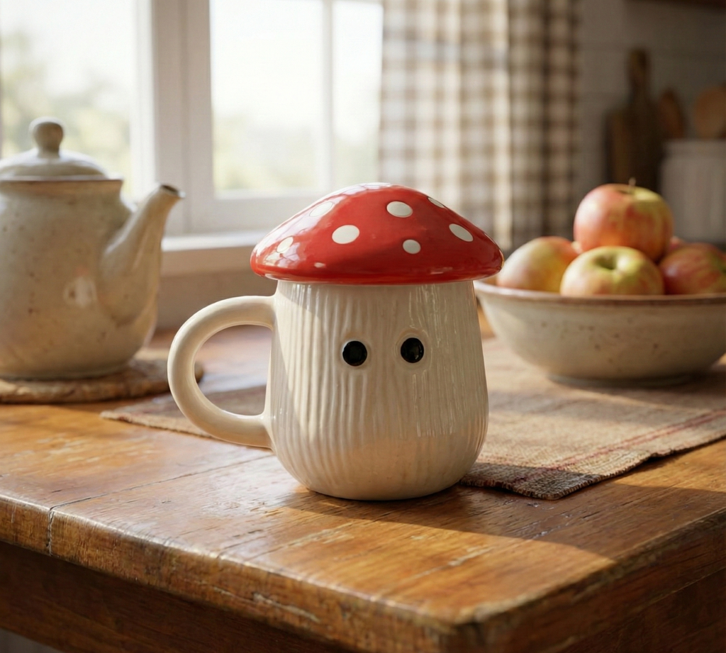 THE MUSHROOM COTTAGE MUG