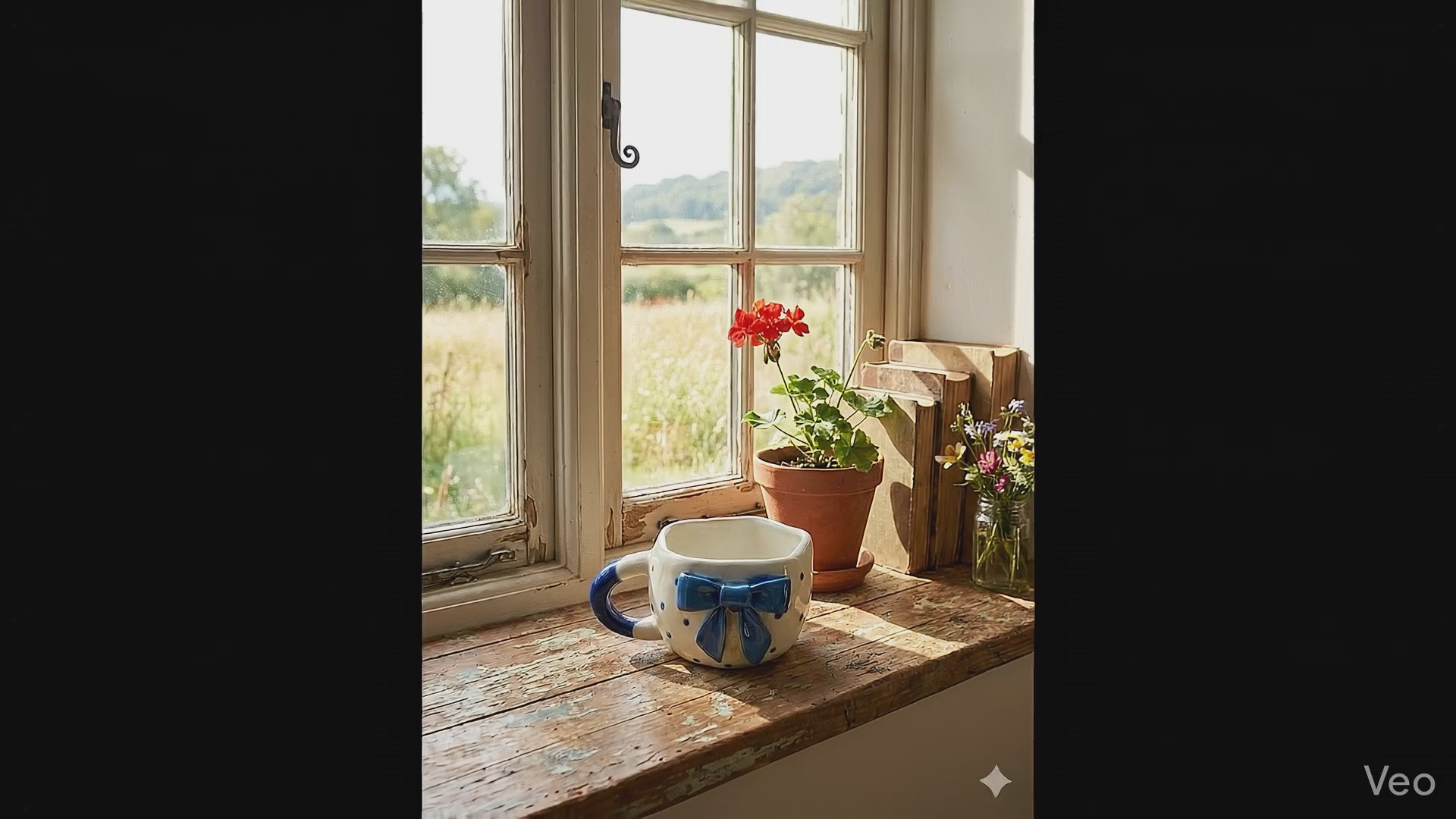 The "Blue Ribbon" Coquette Cup