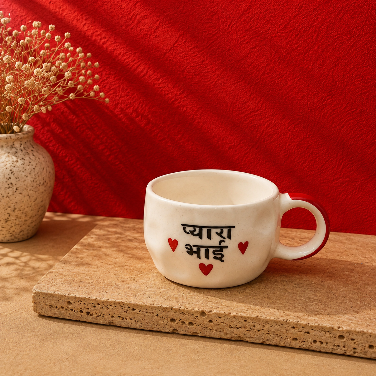 Pyara Bhai Mug – Rakhi Gift for Brother, Handmade
